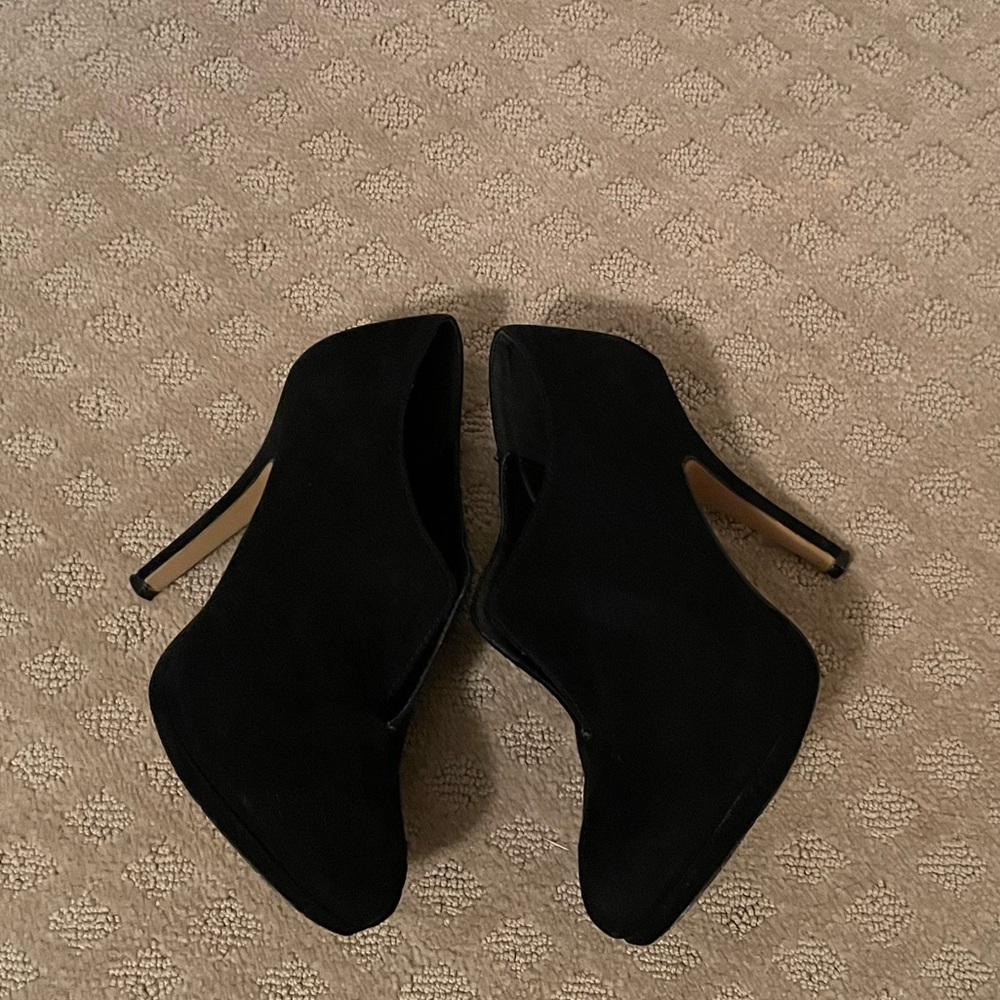 Women’s Black Heels Velvet